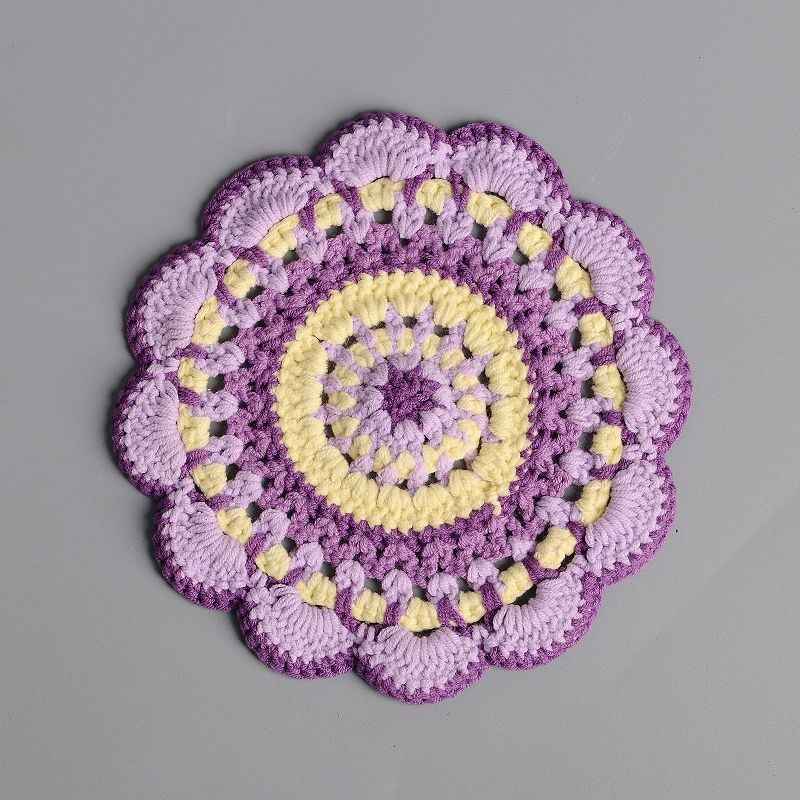 Floral Crochet Coasters suppliers